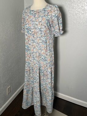 Floral Print Maxi Dress Sz 4 sweetsalt